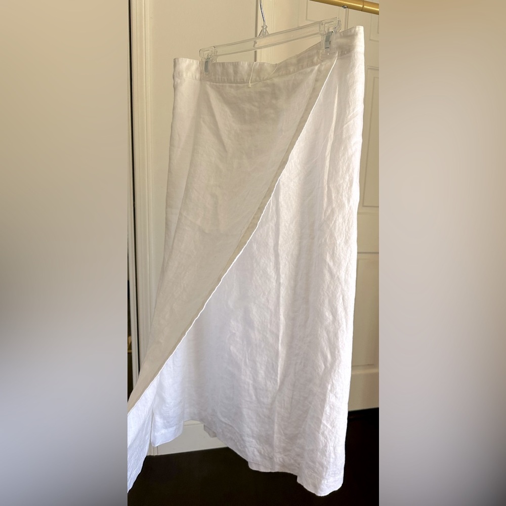 Eileen Fisher linen skirt. Size XL